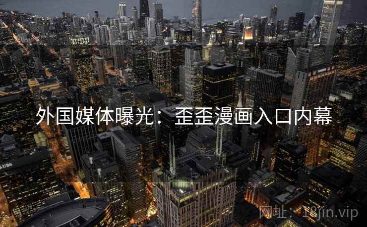 外国媒体曝光：歪歪漫画入口内幕